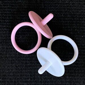 Replacement Pacifier White/Pink for Vintage Cabbage Patch Kids, and Preemies